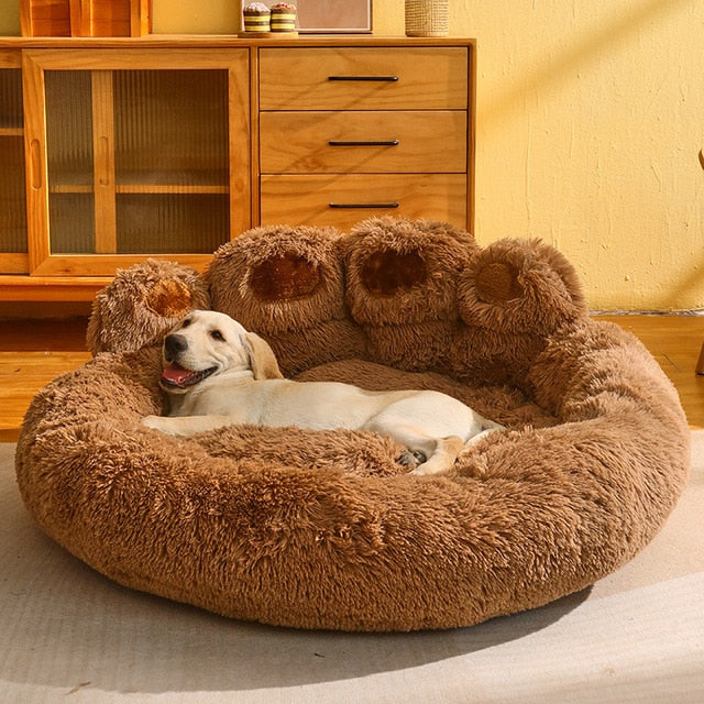 Large Paw Shaped Pet Cushion