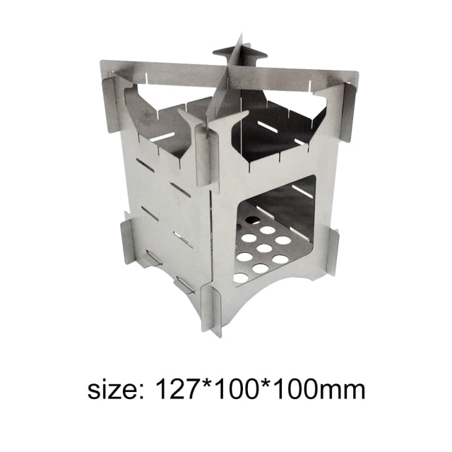 Mini Outdoor Portable Firewood Stove with Bag