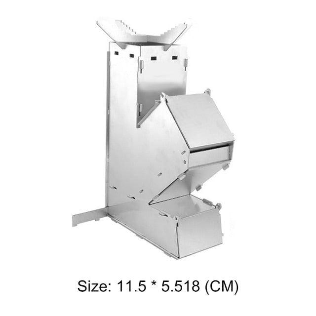 Mini Outdoor Portable Firewood Stove with Bag