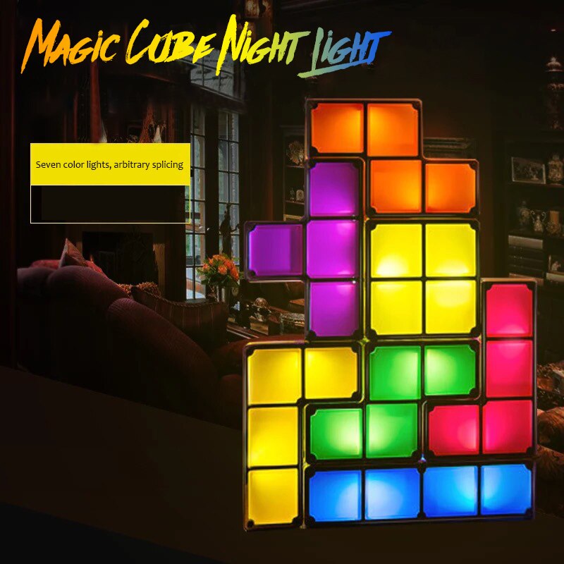 Stackable Tetris Night Light