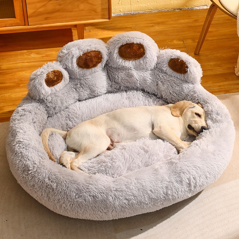 Large Paw Shaped Pet Cushion