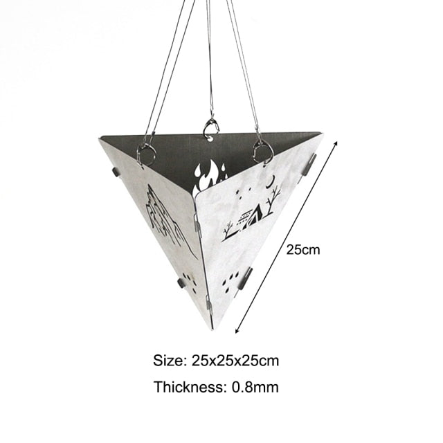 Mini Outdoor Portable Firewood Stove with Bag
