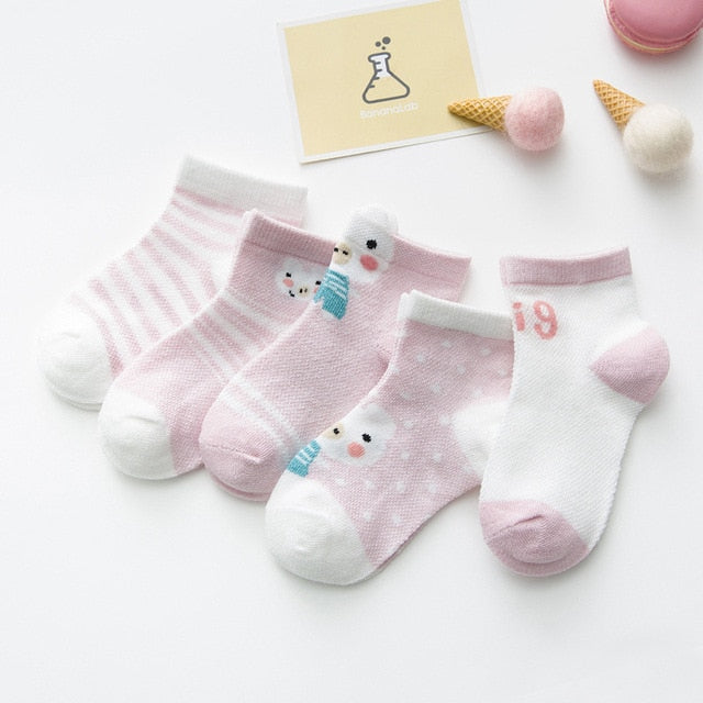 Cotton Mesh Cute Baby Socks