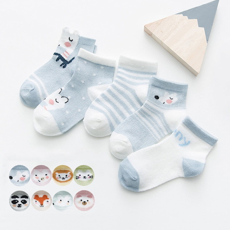 Cotton Mesh Cute Baby Socks