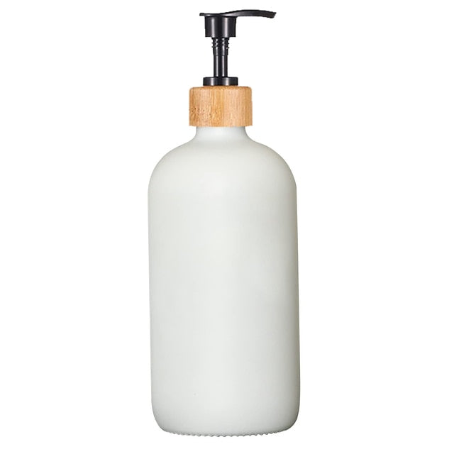 Refillable Bamboo Soap Dispenser