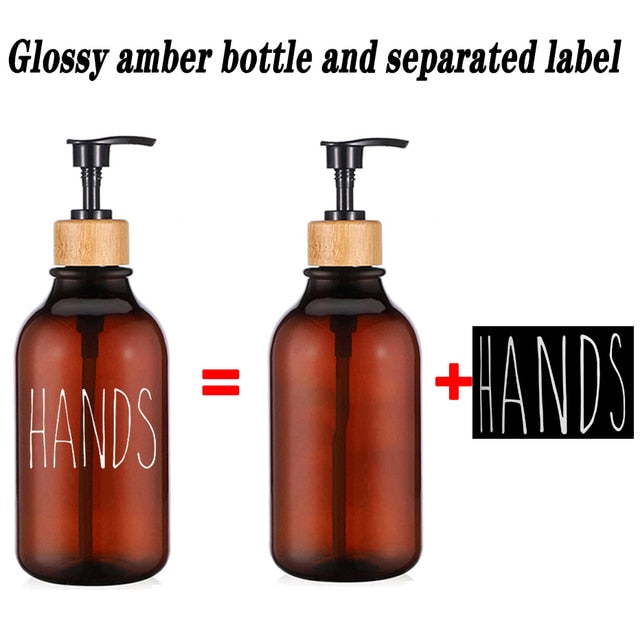 Refillable Bamboo Soap Dispenser