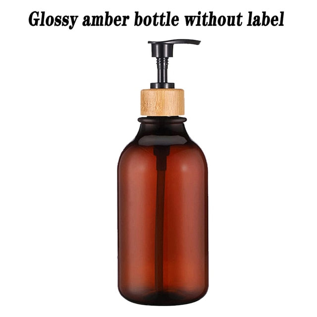 Refillable Bamboo Soap Dispenser