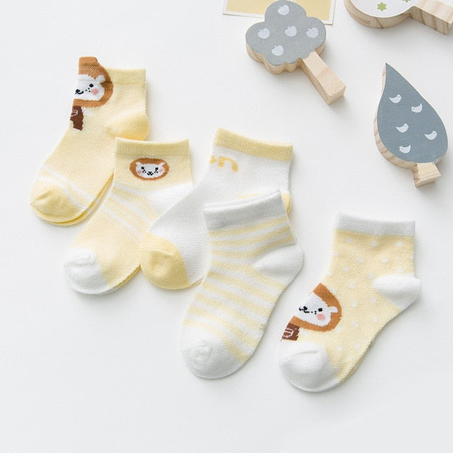 Cotton Mesh Cute Baby Socks