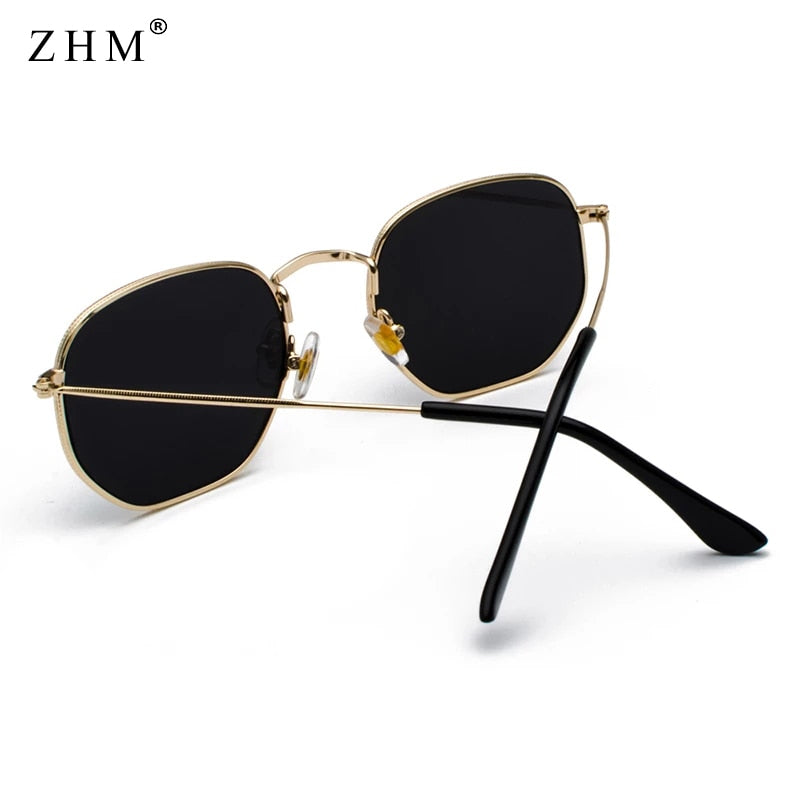 Metal Frame Pilot Mirror Sunglasses