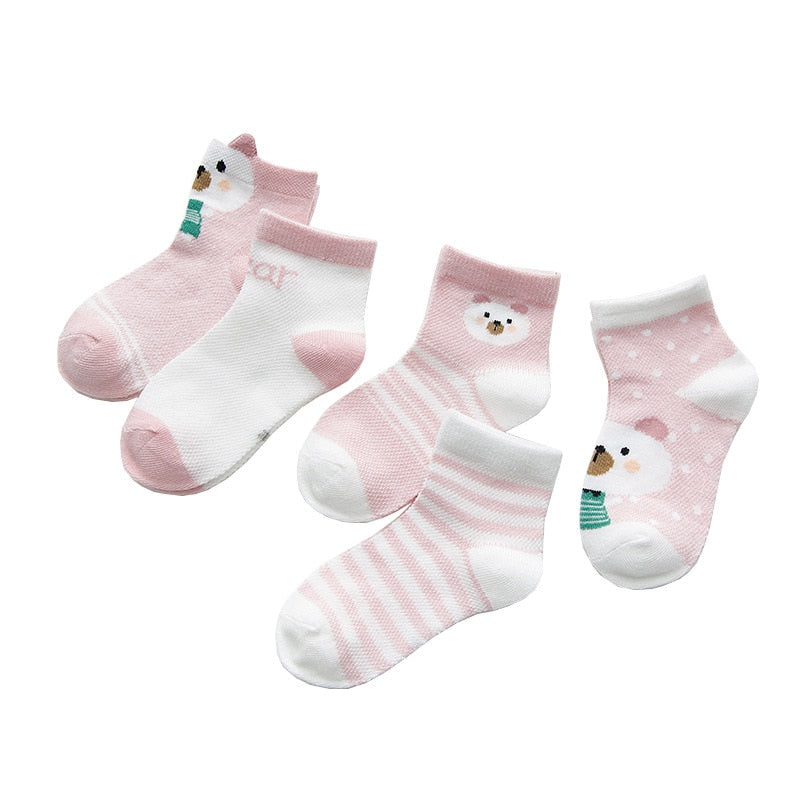 Cotton Mesh Cute Baby Socks